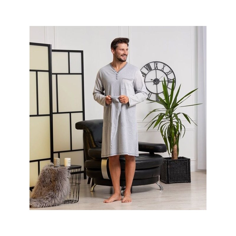 M-MAX Pánska nočná košeľa s čiapkou Bonifác 53241056