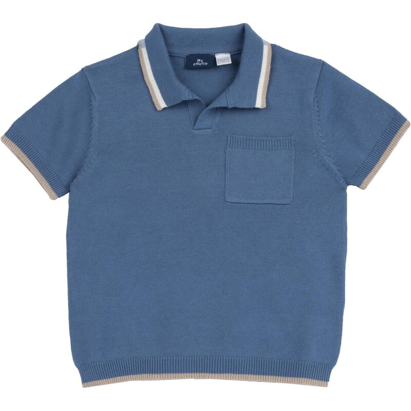 Chicco Tričko námornícka modrá / kamenná / biela 67436389