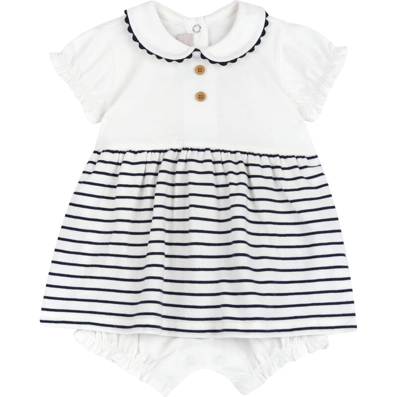 Chicco Šaty čierna / biela 67436372