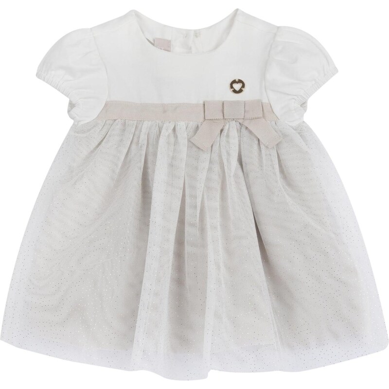 Chicco Šaty sivá / biela 67436390