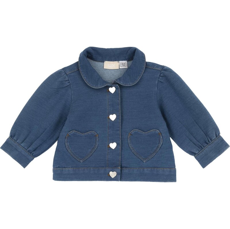 Chicco Prechodná bunda modrá denim 67436395