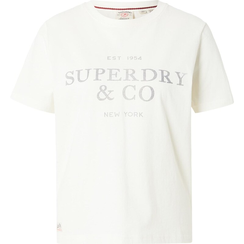 Superdry & Co Tričko krémová / sivá 67436478