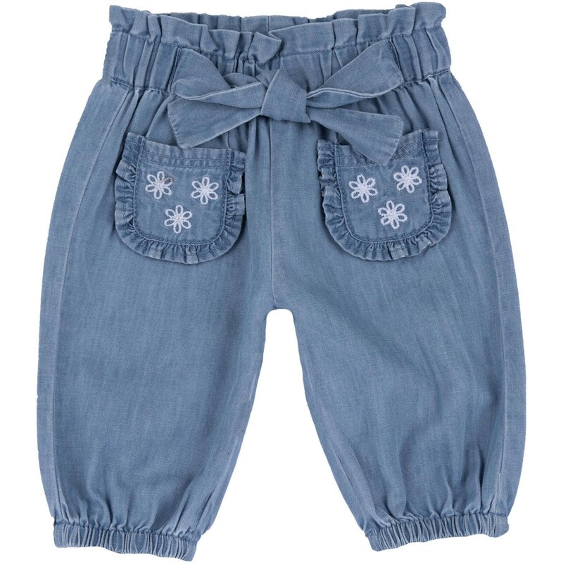 Chicco Nohavice modrá denim / biela 67436432