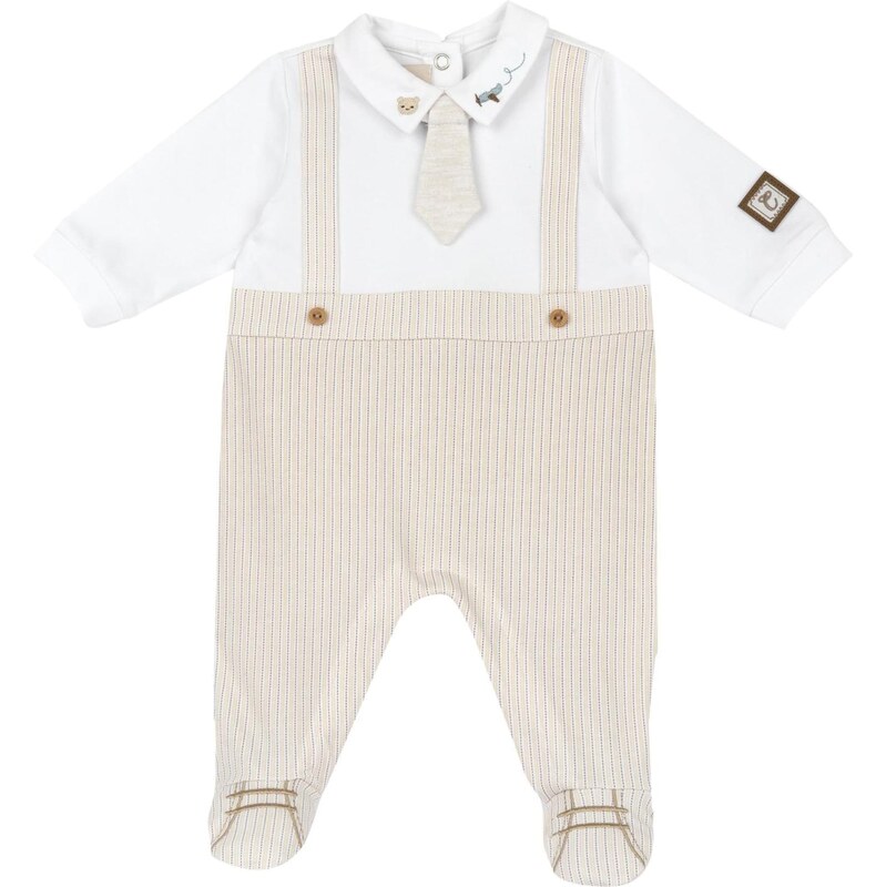 Chicco Overal béžová / biela 67436433