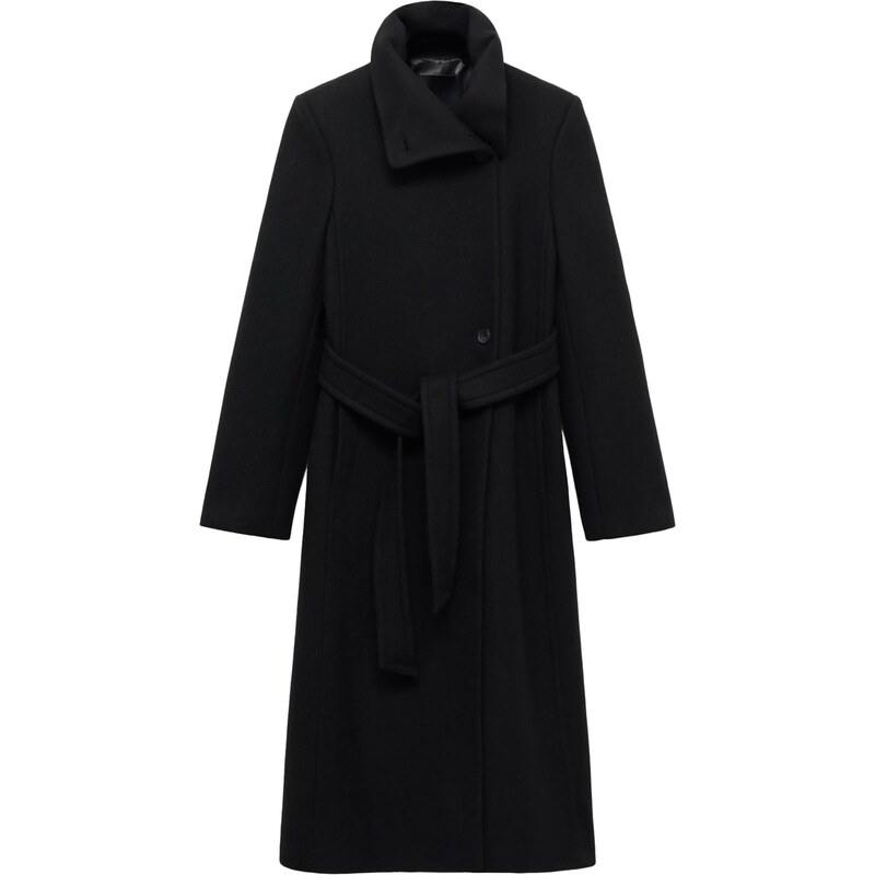 MANGO Prechodný kabát SIRENITA čierna 66718554