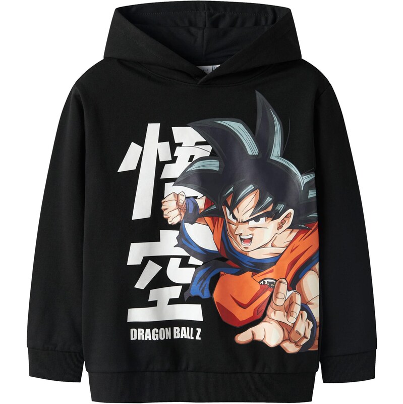 NAME IT Mikina NKMDIX DRAGONB tmavomodrá / tmavooranžová / čierna / 67436508