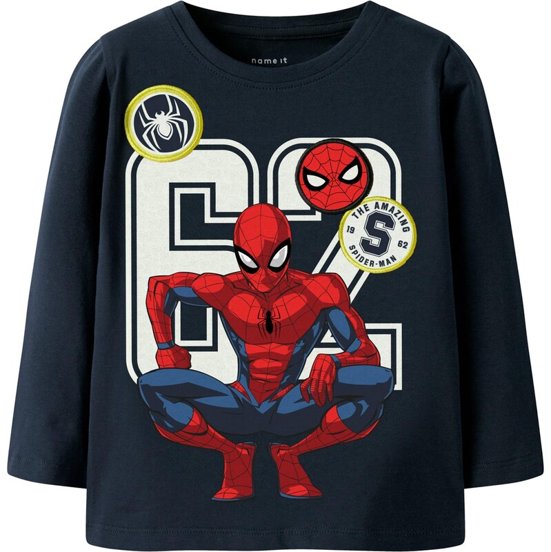 NAME IT Tričko NMMDEEP SPIDER námornícka modrá / červená / biela 67436510