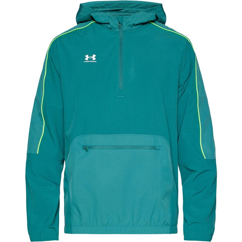 UNDER ARMOUR Športová bunda Challenger petrolejová / trávovo zelená / 67436520