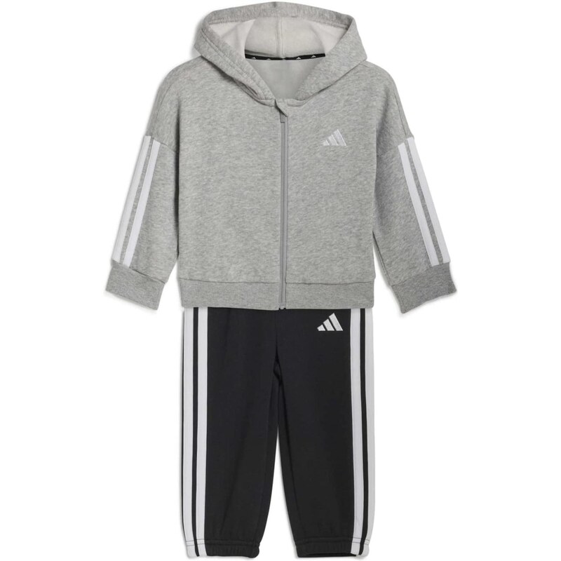 ADIDAS SPORTSWEAR Tréningový komplet sivá melírovaná / čierna / biela 67436654