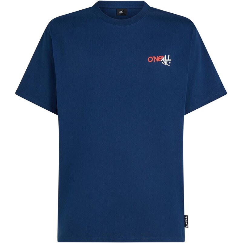 ONEILL Tričko Essentials tmavomodrá / sivá / svetločervená / biela 67436639