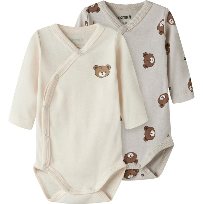 NAME IT Body béžová / hnedá / kamenná / biela 67436732