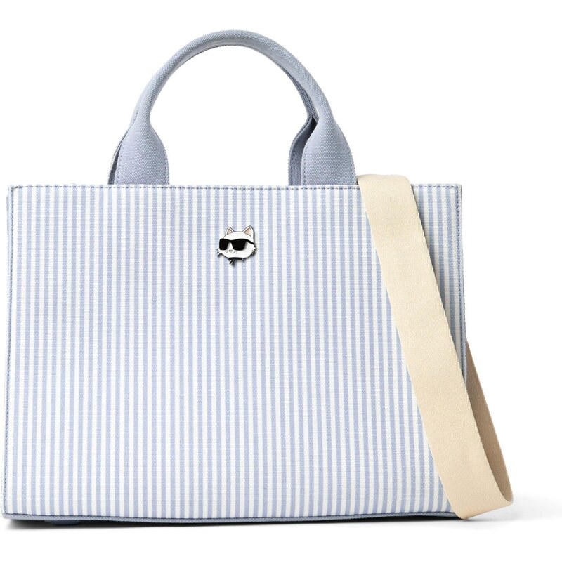 Karl Lagerfeld Kabelka Ikon svetlomodrá / biela 67436802
