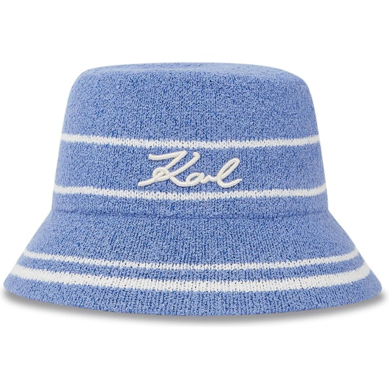 Karl Lagerfeld Klobúk kráľovská modrá / biela 67436808