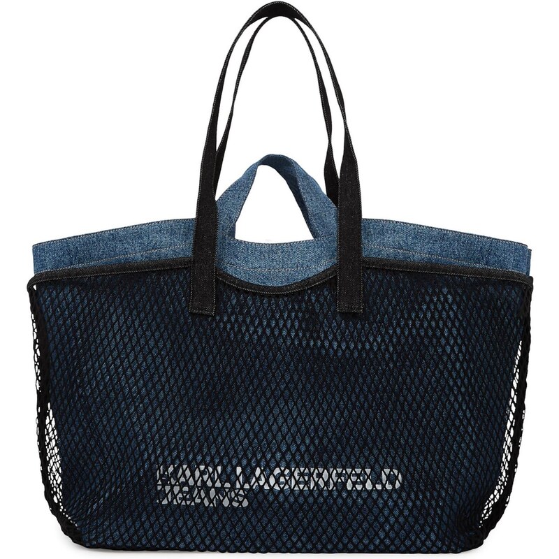 KARL LAGERFELD JEANS Shopper modrá denim / tmavomodrá 67436819