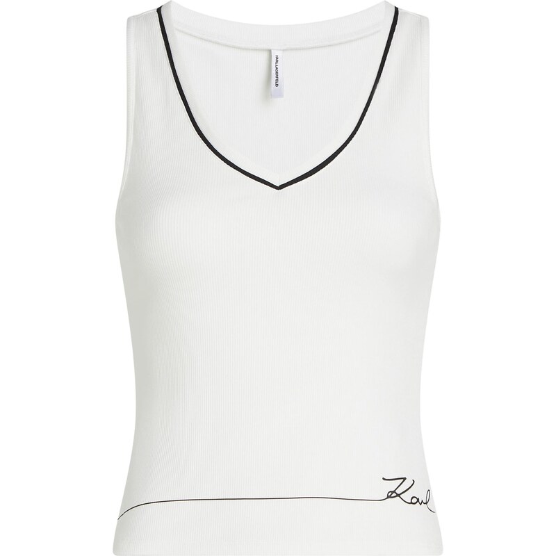 Karl Lagerfeld Top čierna / biela 67436824