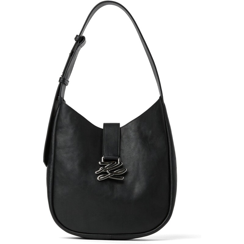 Karl Lagerfeld Kabelka na rameno čierna melírovaná 67436843