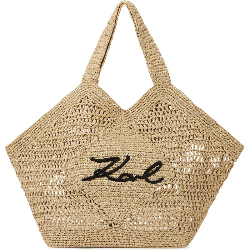 Karl Lagerfeld Plážová taška béžová / čierna 67436835