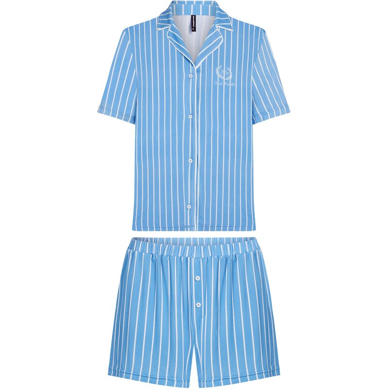 Karl Lagerfeld Pyžamo modrá / biela 67436842