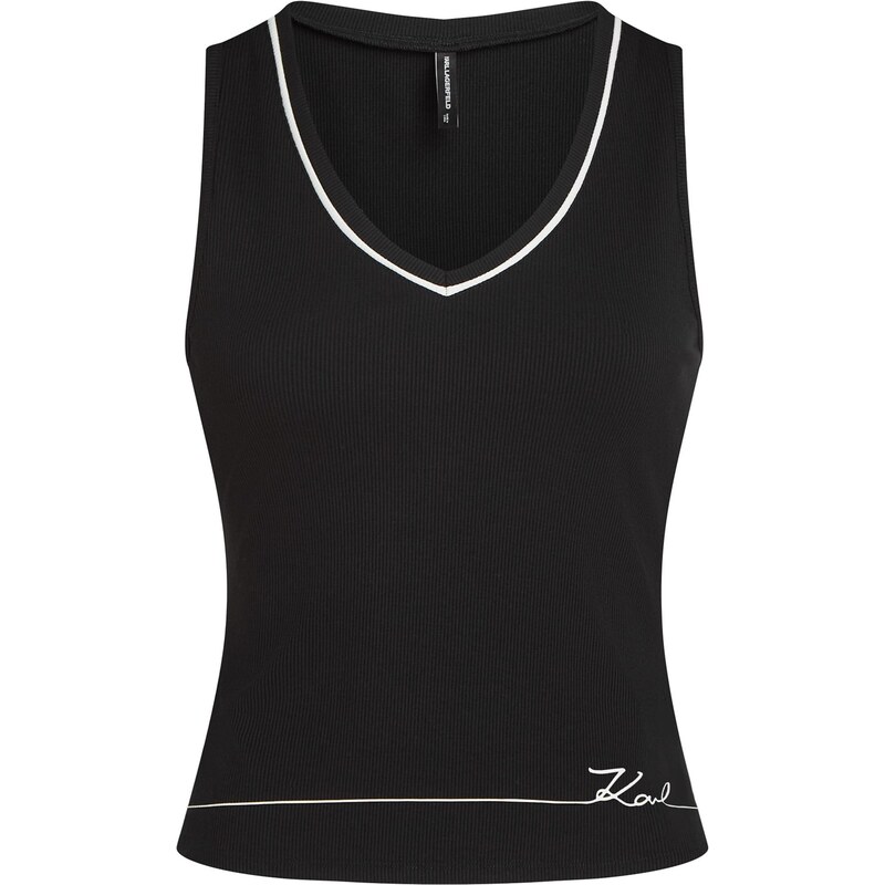 Karl Lagerfeld Top čierna / biela 67436839