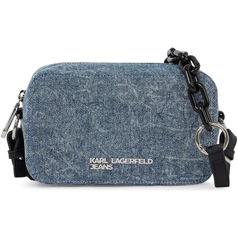 KARL LAGERFELD JEANS Taška cez rameno modrá denim 67436853