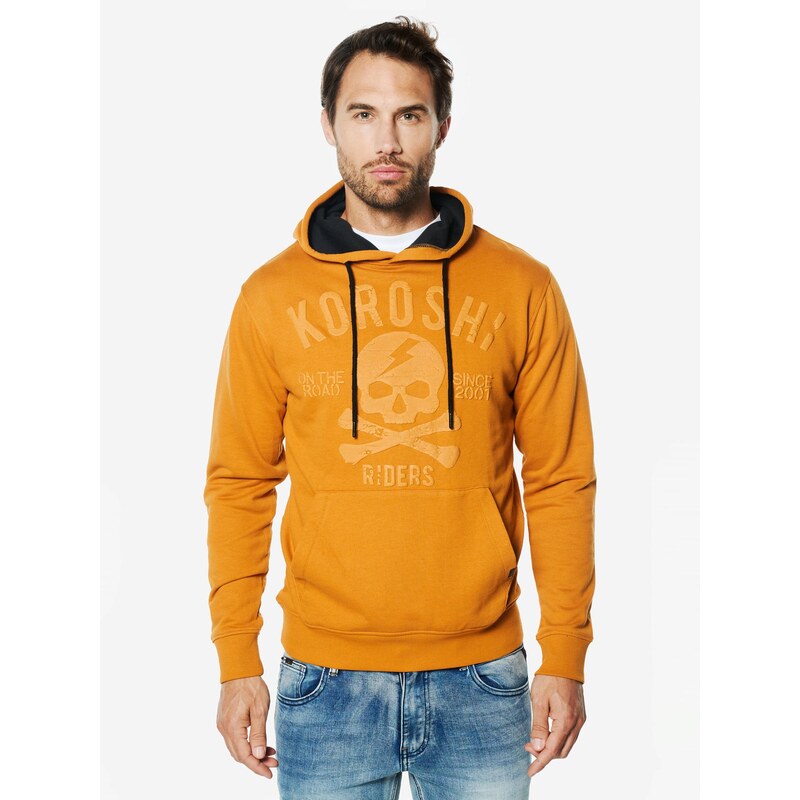 KOROSHI Mikina tmavooranžová 67436909