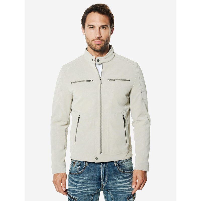 KOROSHI Prechodná bunda svetlosivá 67436914