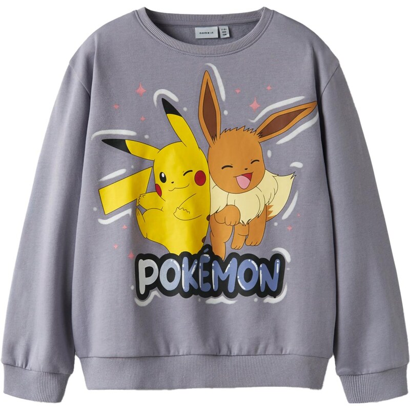 NAME IT Mikina NKFJYD POKEMON karamelová / žltá / svetlofialová / 67436983
