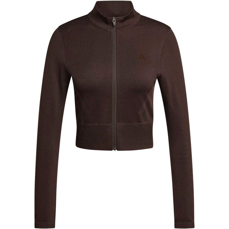 ADIDAS PERFORMANCE Športový kardigán Essentials tmavohnedá 67436992