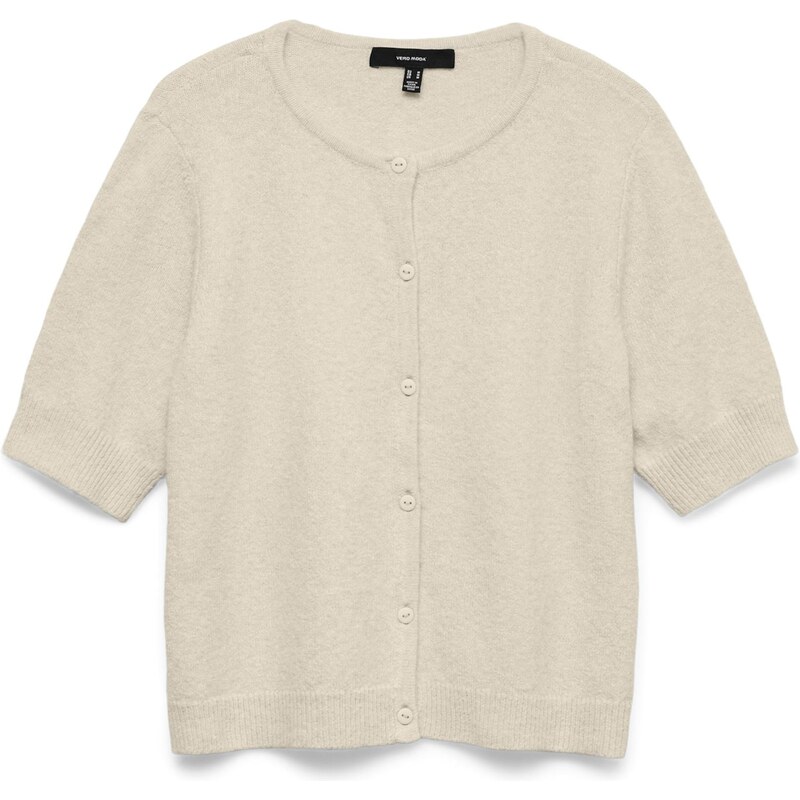 VERO MODA Kardigán VMDoffy biela ako vlna 67449417