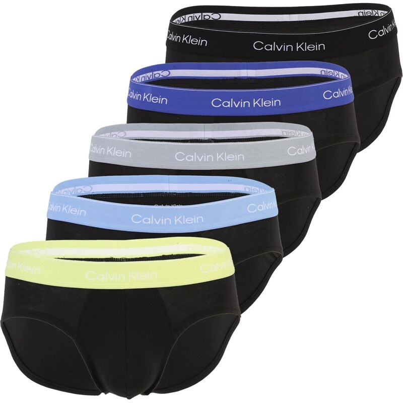 Calvin Klein Underwear Nohavičky svetlomodrá / žltá / čierna / biela 67437088