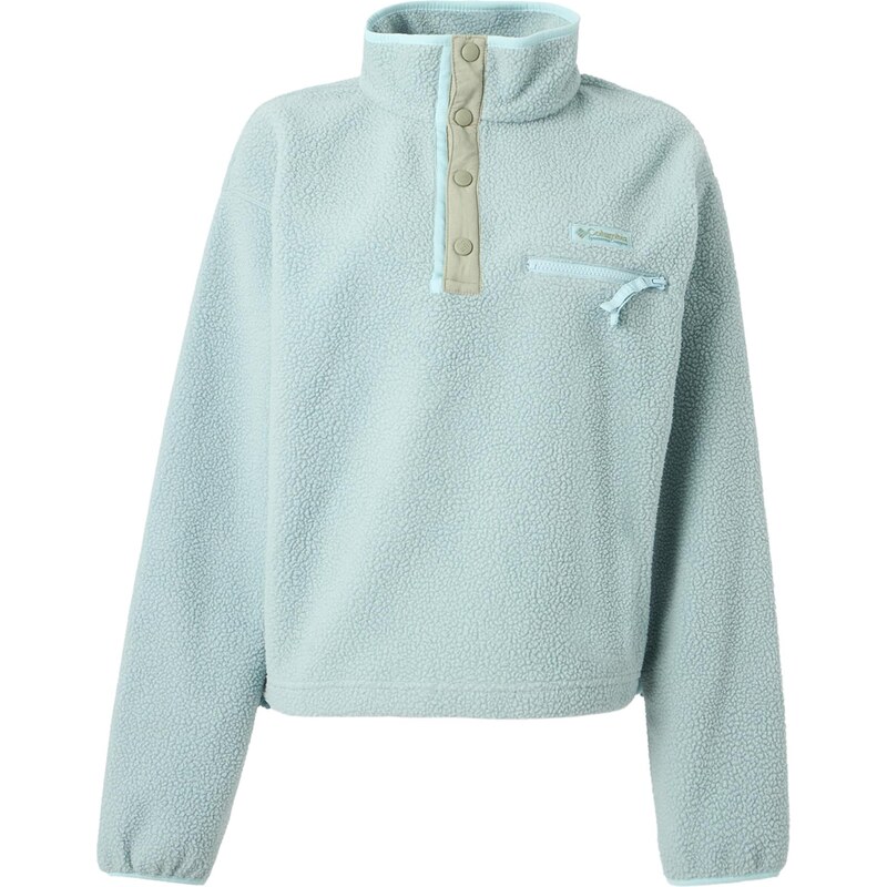 COLUMBIA Športový sveter Helvetia II nebesky modrá / pastelovo zelená 67437102