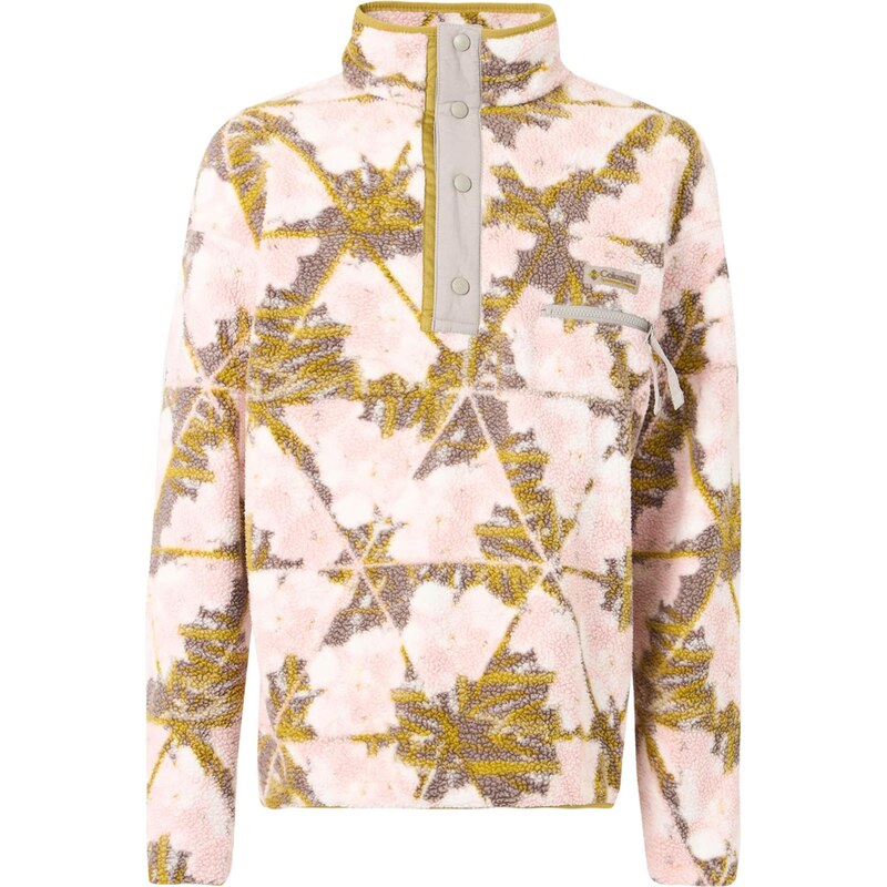 COLUMBIA Športový sveter Helvetia II kaki / kiwi / rosé 67437109