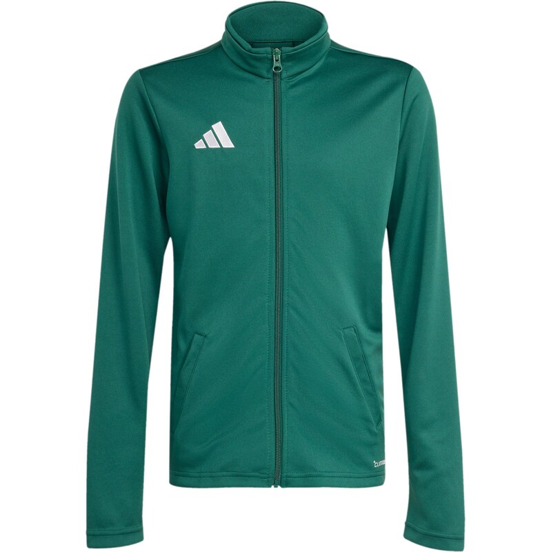 ADIDAS PERFORMANCE Športová mikina so zipsom ENT26 smaragdová / biela 67437156