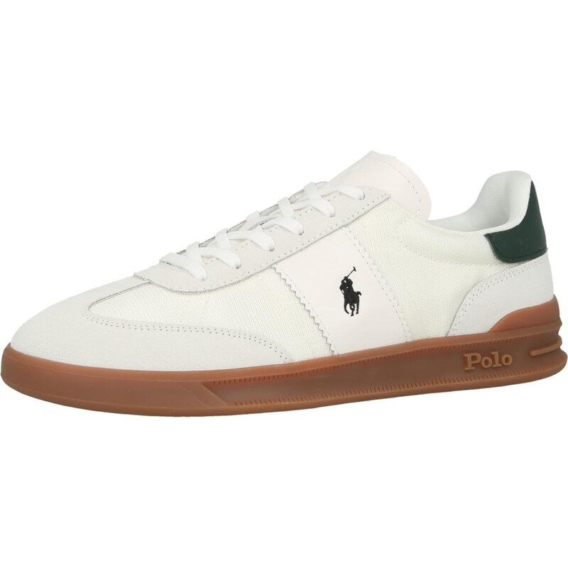 Polo Ralph Lauren Nízke tenisky tmavozelená / biela / šedobiela 67437152