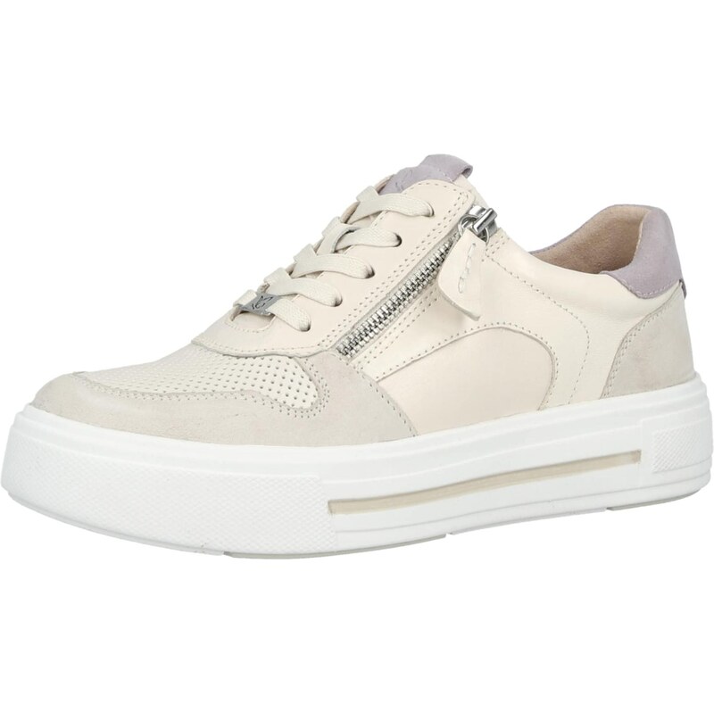 CAPRICE Nízke tenisky krémová / tmelová / pastelovo fialová 67437173