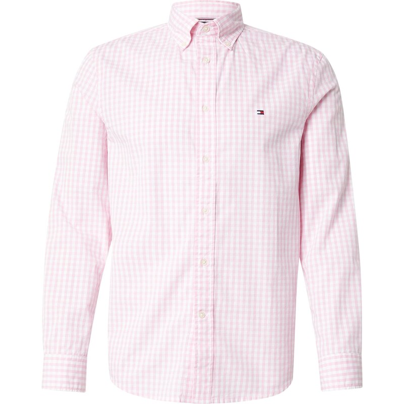 TOMMY HILFIGER Košeľa FLEX ružová / biela 67437248