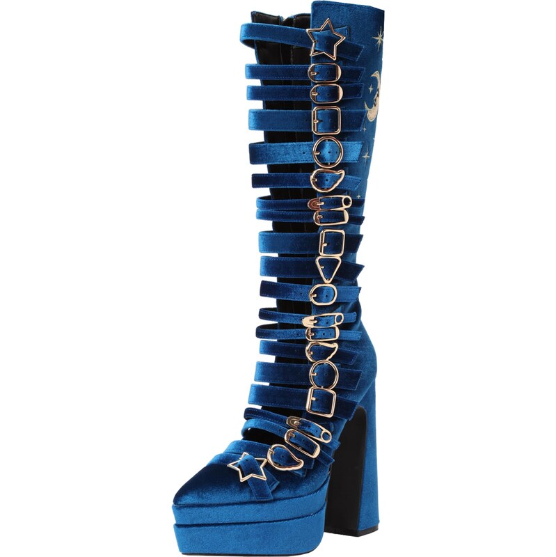 Koi Footwear Čižmy Cyberspace Celestial modrá / zlatá 67437263