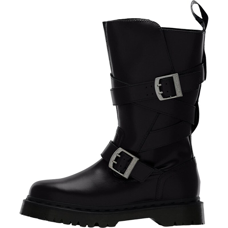 Dr. Martens Čižmy Anistone čierna / strieborná 67437285