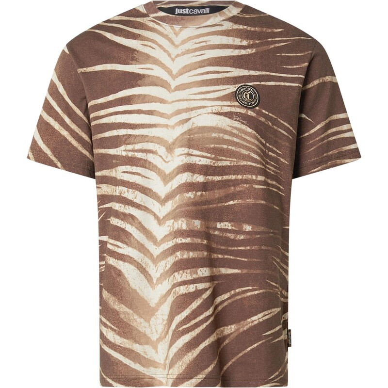 Just Cavalli Tričko nebielená / hnedá / svetlohnedá 67437338
