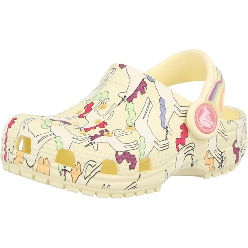 Crocs Otvorená obuv žltá / pastelovo zelená / červená / biela 67437317