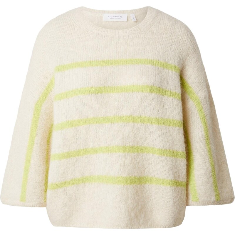 Rich & Royal Sveter kiwi / šedobiela 67437447