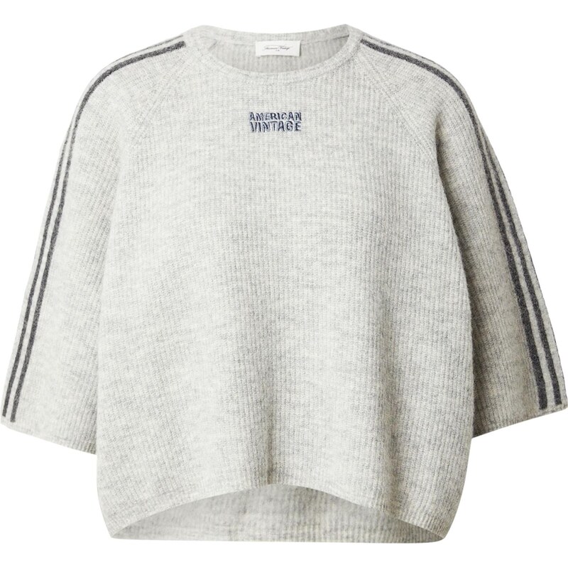 AMERICAN VINTAGE Sveter VITOW svetlosivá / tmavosivá 67437449