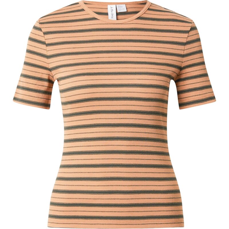 & Other Stories Tričko svetlohnedá / tmavozelená 67437492