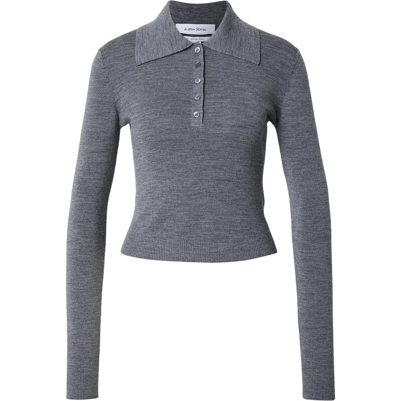 & Other Stories Sveter sivá melírovaná 67437487