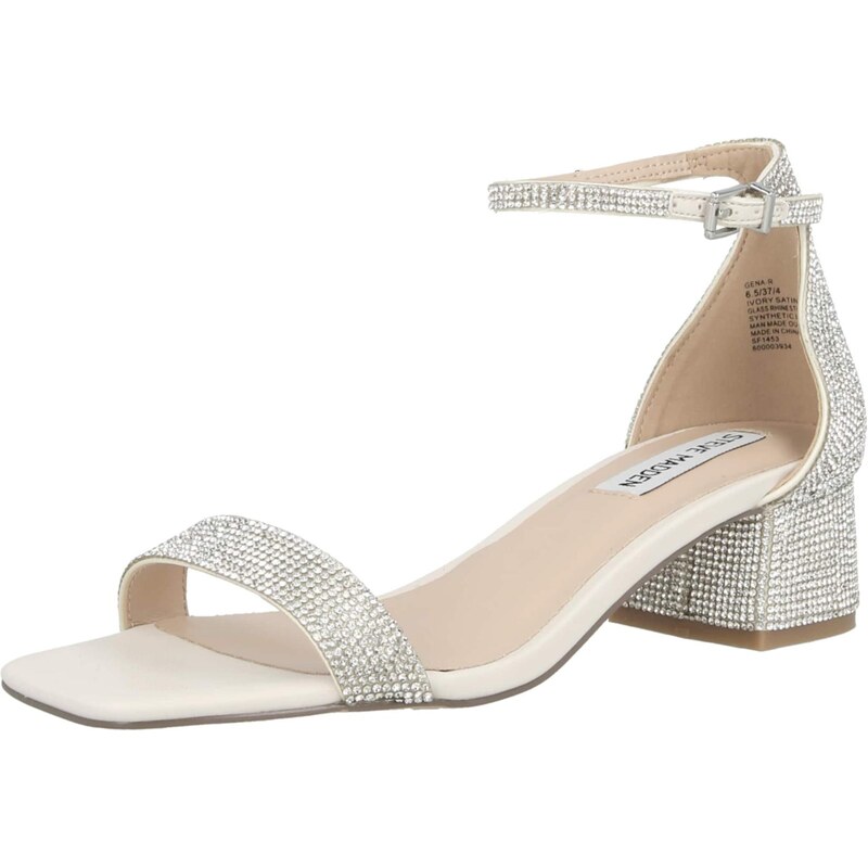 STEVE MADDEN Sandále Gena-R krémová / strieborná 67437482