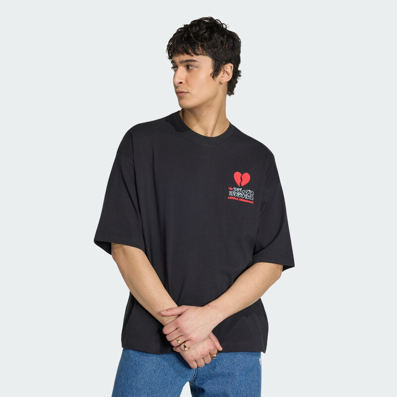 Adidas TRIČKO V-DAY HEART BROKEN CAT GRAPHIC 67439471