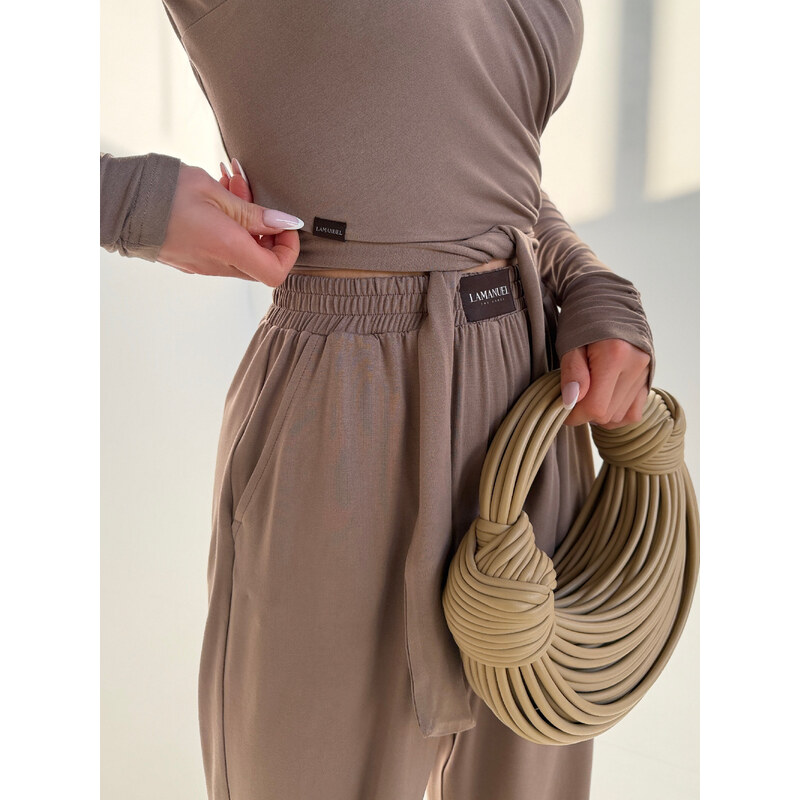 LaManuel Voľné nohavice NOISE cappuccino 67438883