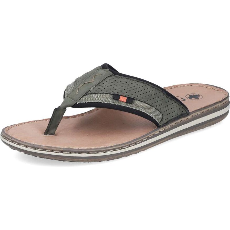 Pánske žabky RIEKER 21084-54 zelená S6 67439740