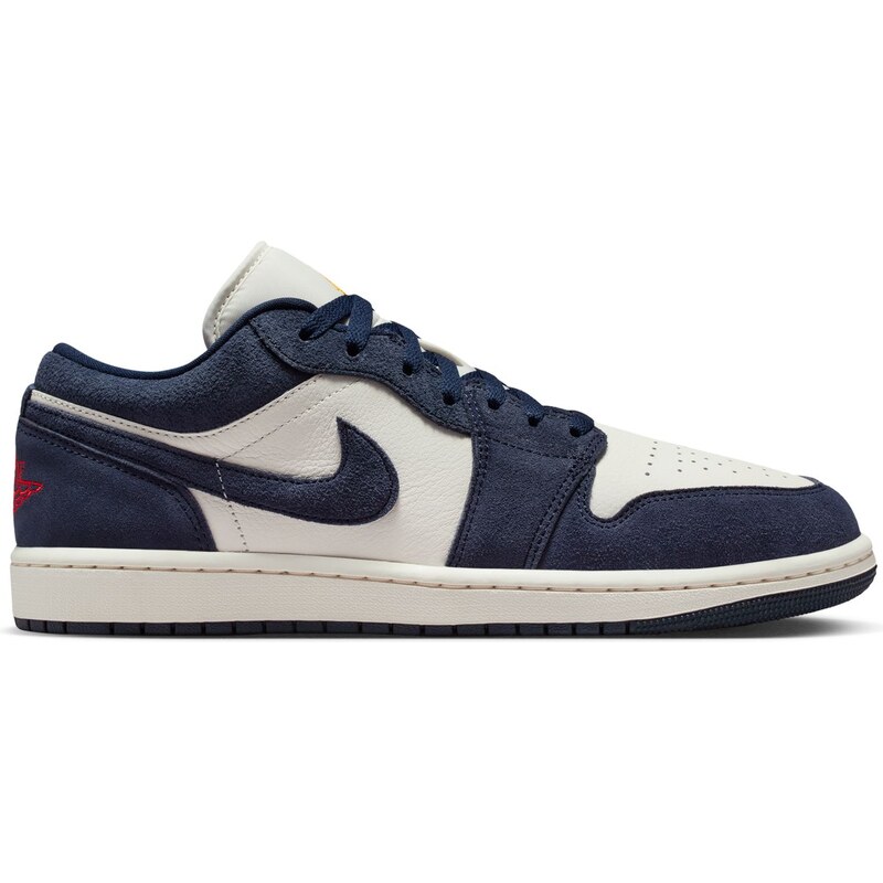Air Jordan 1 Low SE Obsidian Suede - Pánske - Tenisky Jordan - Modré - 67440099