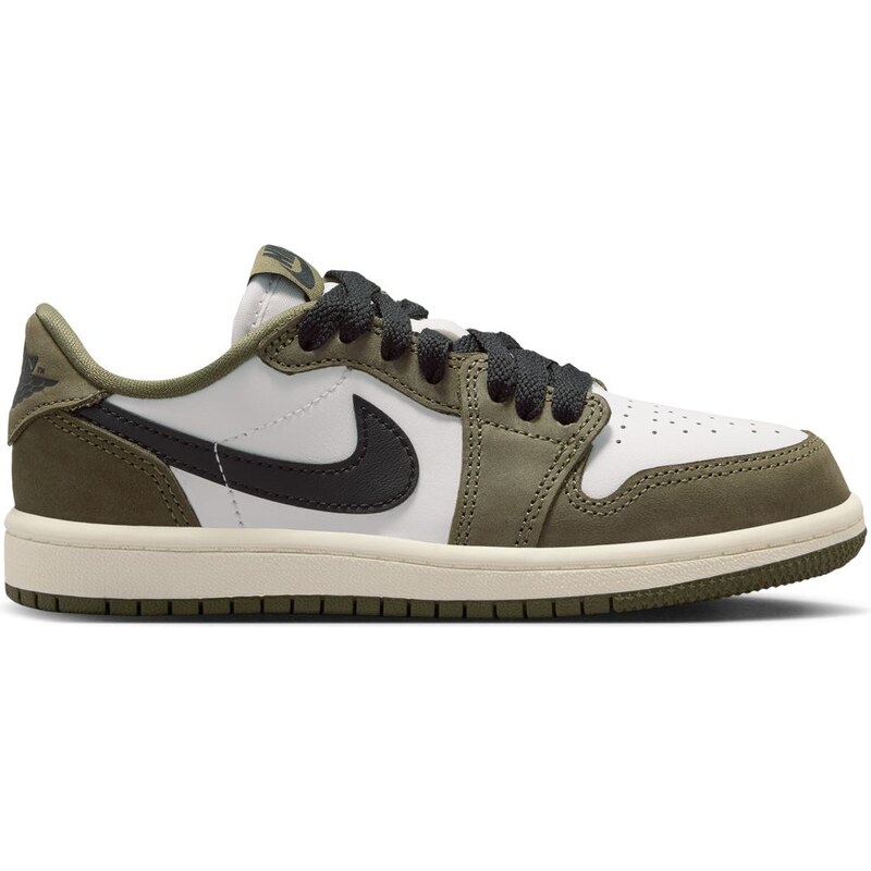 Air Jordan 1 Retro Low Medium Olive (PS) - Detské - Tenisky Jordan - 67440087